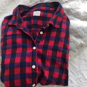 Checkered JCREW FLANNEL